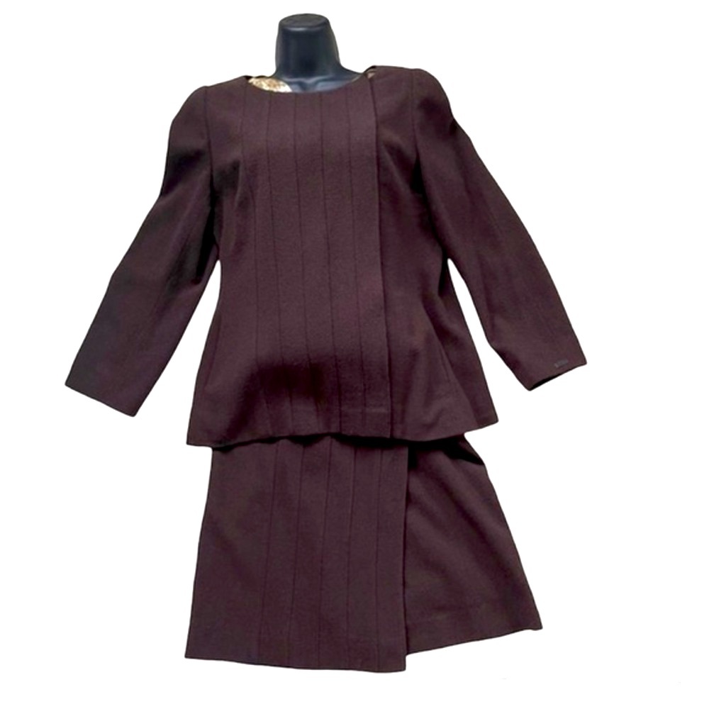 CHANEL Wool Tweed Suit
